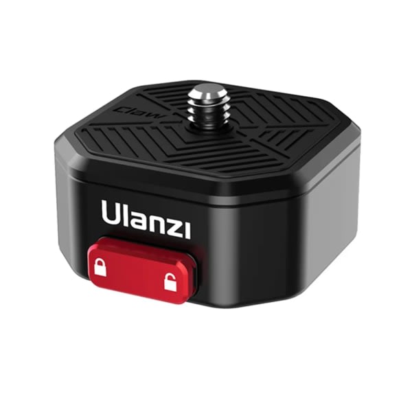 Ulanzi Claw Quick Release Plate Mini QR-plade med 1/4" skrue 50 kg kapacitet til DSLR kamera