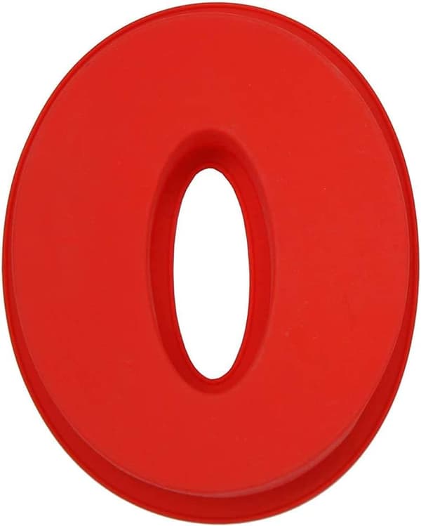 10 tommers silikon tall 0 kakeformer