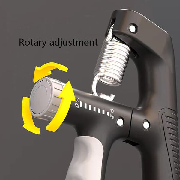 10-100kg A-typ Justerbart Handgrepp Power Heavy Grip Black