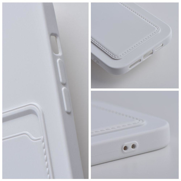 Galaxy A33 5G Skal Forcell Kortfack Mjuk Plast Vit 80