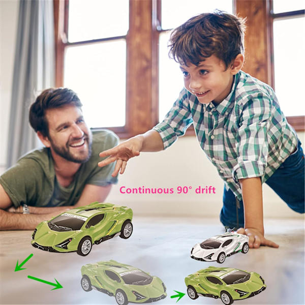 2-pack Racebilar med Drag tillbaka, Tryck och Kör Tröghetsdriftmodeller för Småbarn