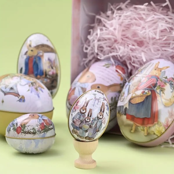 Juhlalliset ja kestävät valurautaiset pääsiäismunat: värikkäät kanimallit, uudelleen käytettävät kaikkina juhlapyhinä