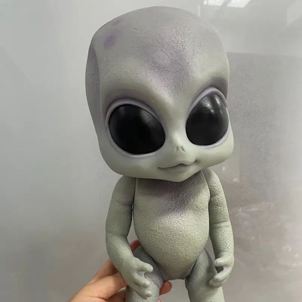 Realsitisk Reborn Baby Alien Dukke - Håndmalet Vinyl Legetøjs Samleobjekt
