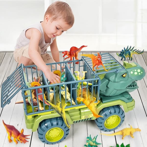 Dinosauruksen leluauto lapsille Suuri rakennusajoneuvo Rakennusajoneuvon lelulahja