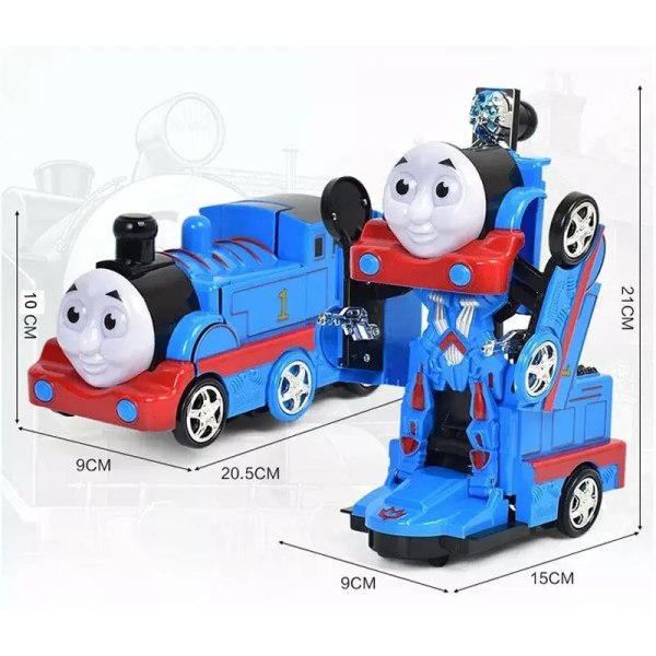 Thomas And Friends Anime Elektrisk deformasjonstog Thomas Track Set Toy Robot