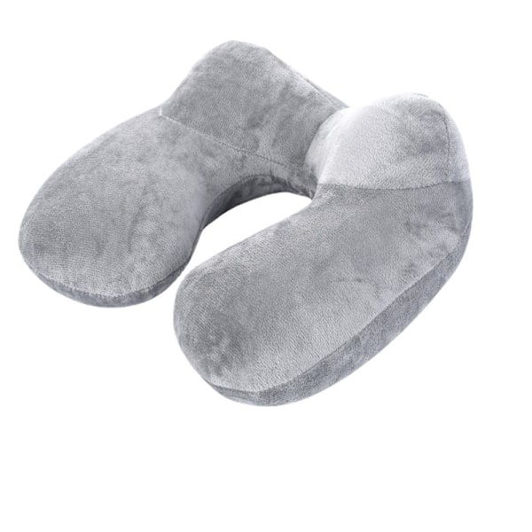Uppblåsbar Resepudde, 100% Mjuk Sammetsuppblåsbar Nackkudde