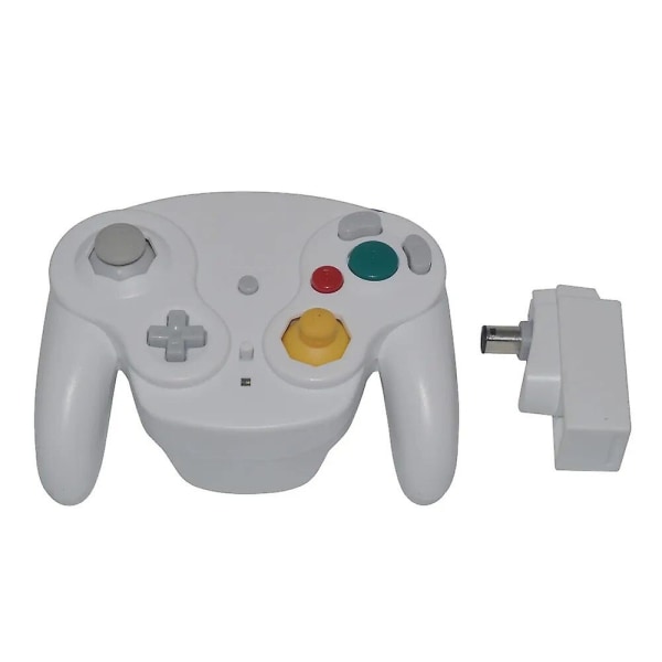 2,4ghz trådløs håndkontroller styrespak med mottaker for N-g-c for Gamecube for Wii