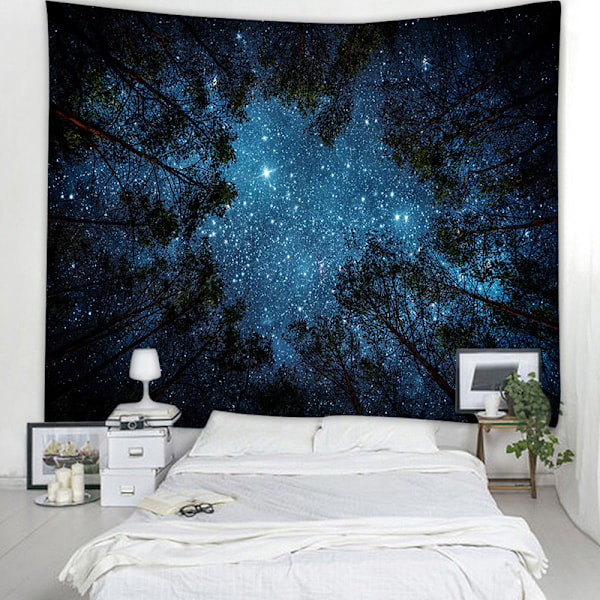 3D Forest Tapestry Väggkonst Sängöverkast Heminredning D D 200*150CM