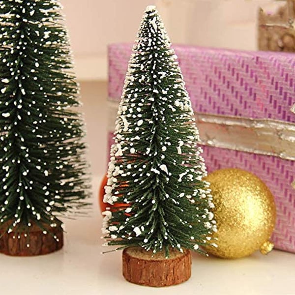 Juletræ Mini Kunstig Miniature Juletræ Grøn