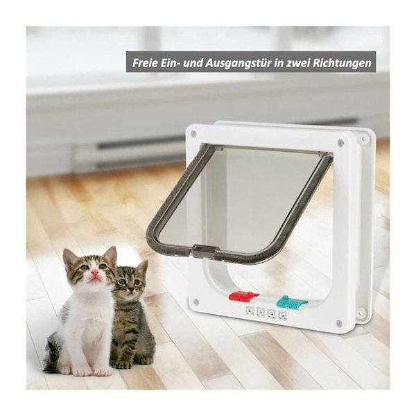 Kattlucka, dörrlåsbar Husdjur Liten hundlucka dörr