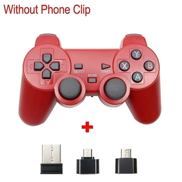 Trådløs gamepad til Android Phone/pc/ps3/tv Box Joystick 2,4g Joypad Game Controller til Xiaomi Smart Phone Spiltilbehør