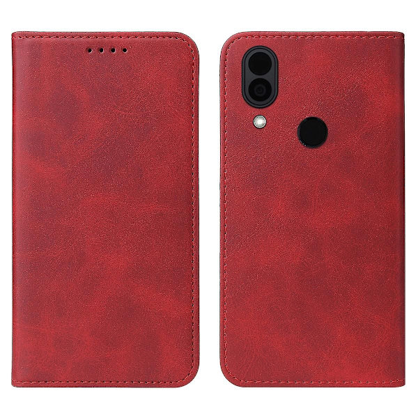 Magnetisk lærveske for Cat S62 Pro Red
