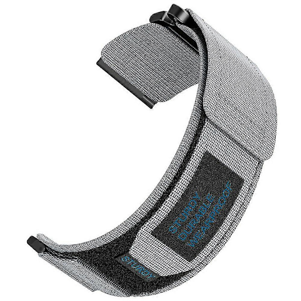 24 mm:n nailoninen kellon ranneke Suunto 9/7/Spartan Sport Wrist HR Baro Loop Mount -rannekkeelle_xx Grey