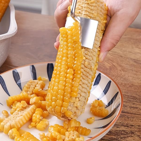 Maiskjernefjerner i rustfritt stål, krever liten innsats, høy effektivitet Corn Sheller Shovel-1PCS