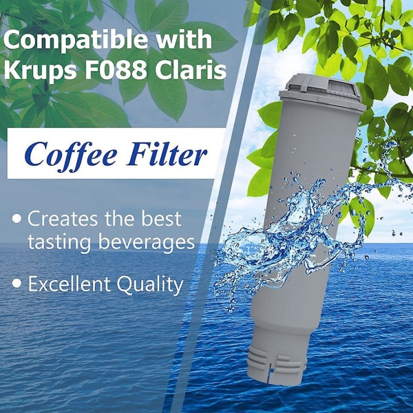 4 stk espressomaskin vannfilter for Claris F088 Aqua filtersystem, for ,,nivona