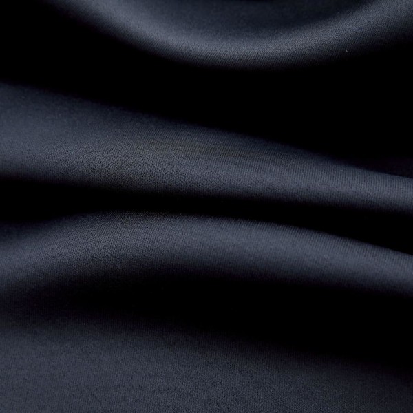 vidaXL Lystette gardiner med metallringer 2 stk svart 140x175 cm Black Svart