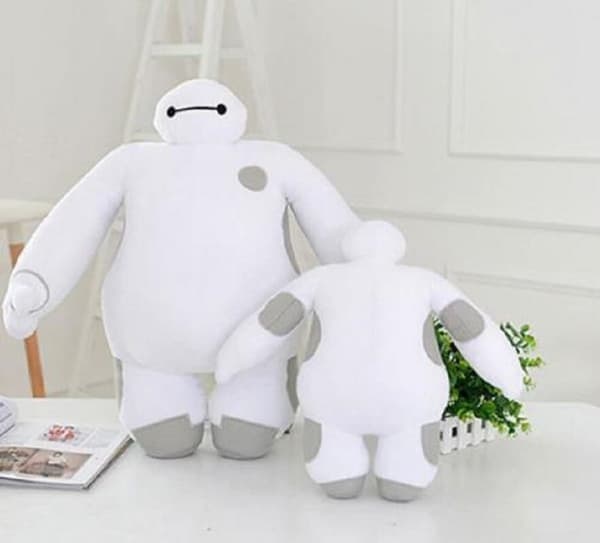 Blød STOR HELT 6 Baymax ROBOT Siddende Udstoppede Bløde Plys Legetøjsdukke Gave 38CM