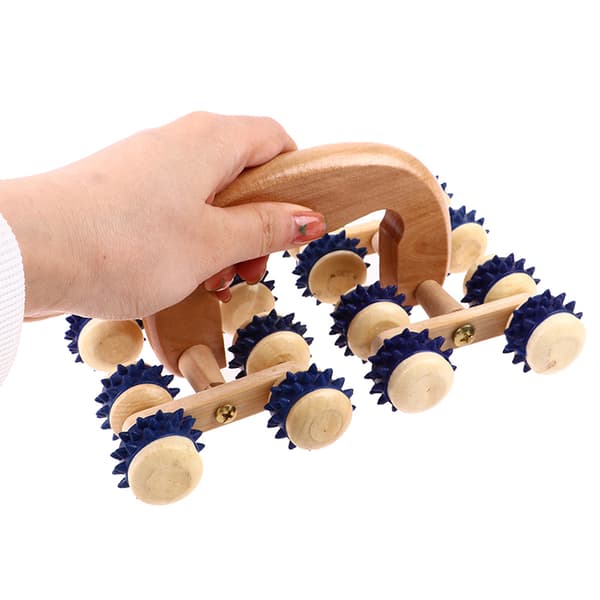 2st 16 Massagebollar Trä Kroppsverktyg Hälsovårdsterapi one size_xx