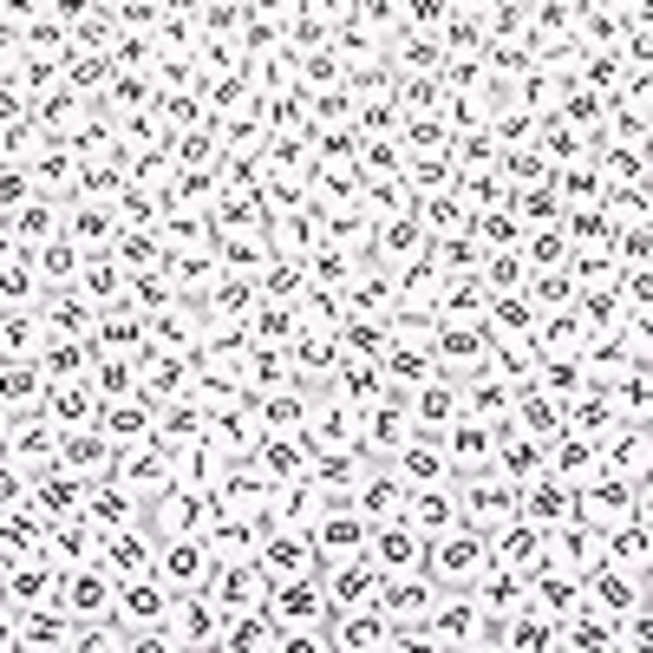 1000 kpl akryyli kirjehelmiä aakkoshelmiä tee-se-itse kaulakoru rannekoru korujen valmistukseen