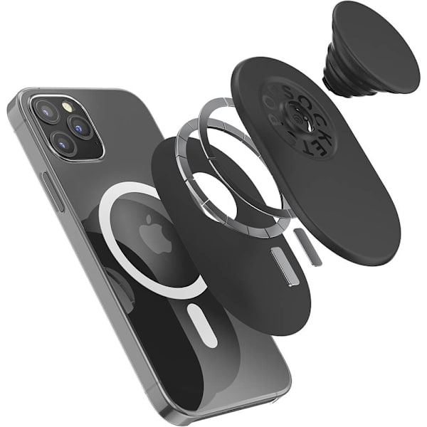 PopSockets PopGrip Til MagSafe Sort 40