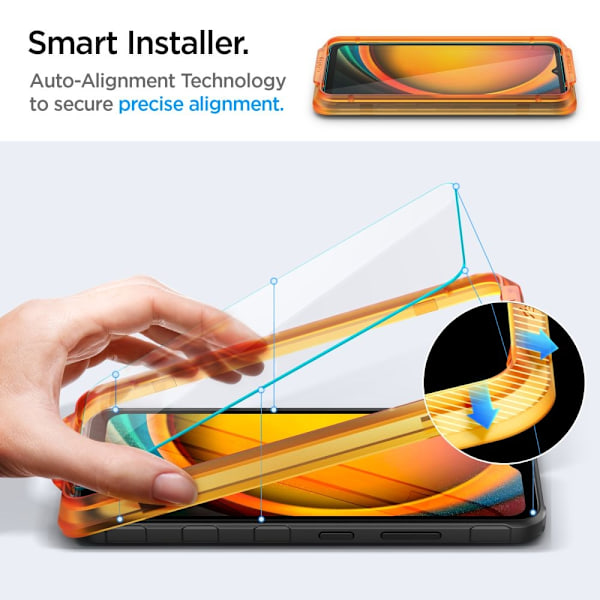 Spigen Galaxy Xcover 7 2-PAK Skærmbeskytter ALM Glas.tR