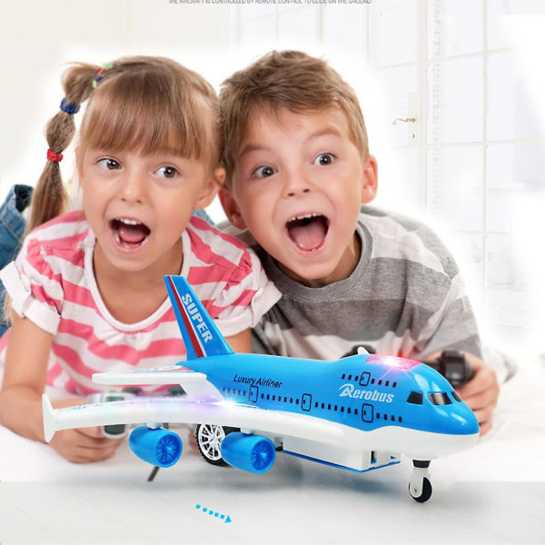 Mardi Gras 2024 Rc lentokone matkustajalentokone B747 siviili-ilmailu sähköinen lasten lelu malli B