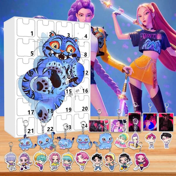 Kpop Devil Hunter Joulukalenteri Joulukuusenkoriste Akryyliriipus D