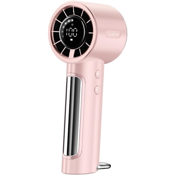 Kannettava juokseva valomainos, nopea tuuletin, pöytämallinen digitaalinäyttö, USB-turbo, pieni tuuletin säädettävällä nopeudella ja jääpakkauksella pink