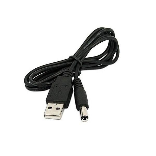 USB opladerkabel til Omron HHP-BFH01 blodtryksmåler opladerledning sort