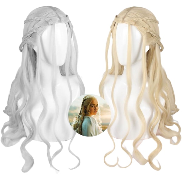 Iminfit Game Of Thrones Cosplay Wigs Daenerys Targaryen Wig Halloween Cosplay