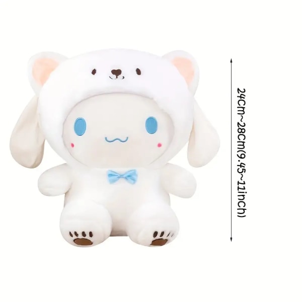 Sanrio Cartoon Anime Figur Cinnamoroll Melody Plyschleksak Dock Anime Kawaii Dockhänge Samling