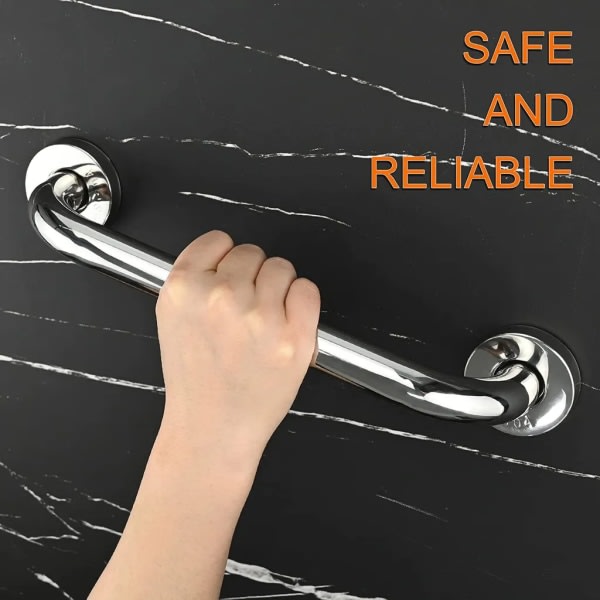 stk 30cm badeværelse sikkerhedshåndtag Badekar Toilet Rustfrit stål Håndtag Håndtag Brusehåndtag