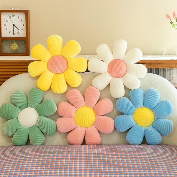 Daisy Pute Fylt Sofapute Stolpute fra Sun Flo Yellow/40CM