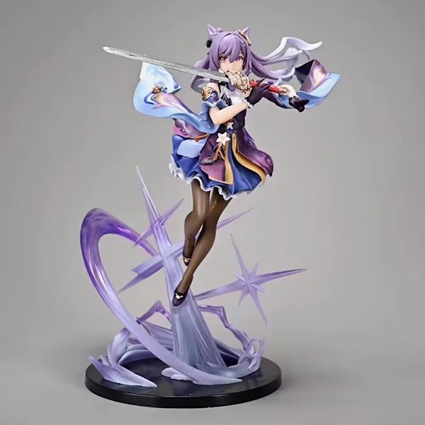 26cm Genshin Impact Anime Figur Keli Keqing Actionfigur Coll - Perfekt