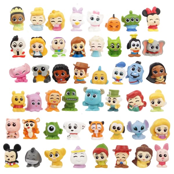 48 STK Disney Prinsesse Stitch Minifigur Blind Box Sæt, Samleobjekt PVC Legetøj til Fans og Skrivebordsudstilling