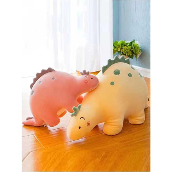 Bubble Dragon Plys udstoppet legetøj Dinosaur Plys dyredukke, sød plys dyrepude, fantastisk gave til børn (gul 18 tommer)