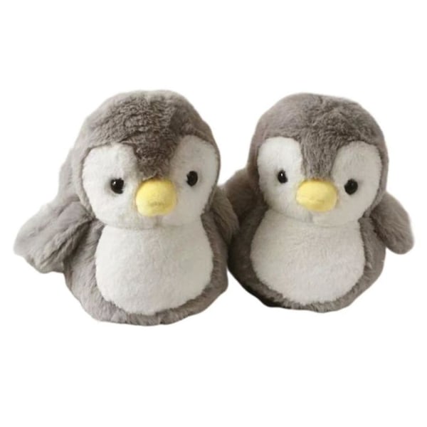 Penguin Plys Slippers Håndlavede Cosplay Sko Super Fluffy & Hyggeligt til børn