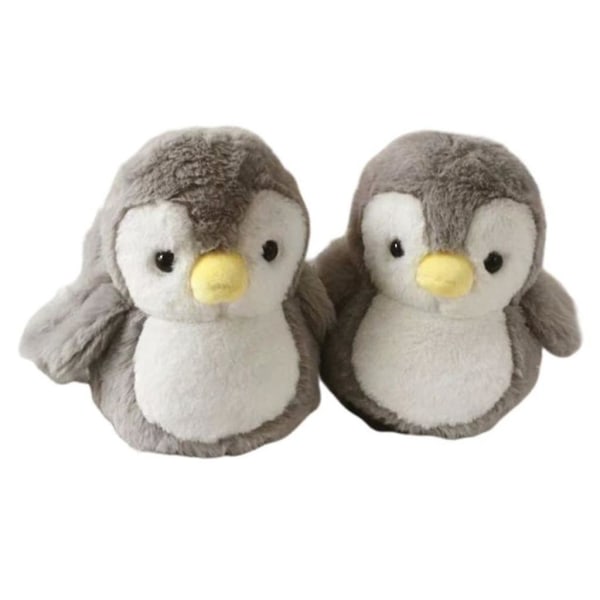 Penguin Plysch Tofflor Handgjorda Cosplay Skor Super Fluffy & Mysig för barn