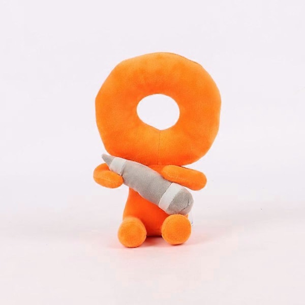 20CM Ny Youtoz Ambient Alan Becker Fiske Plyschdocka Tecknad Docka Barnpresent orange