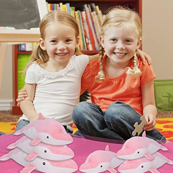 Dolphin Plyschdjur Mjuk Leksak Söta Kramande Kudde Fyllda Dockor Plushies