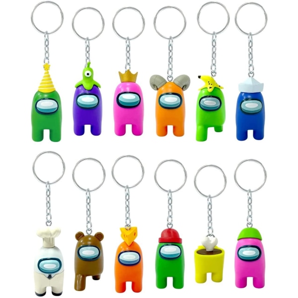 6-pack Among Us Keychain Figures Mystery Bag S2