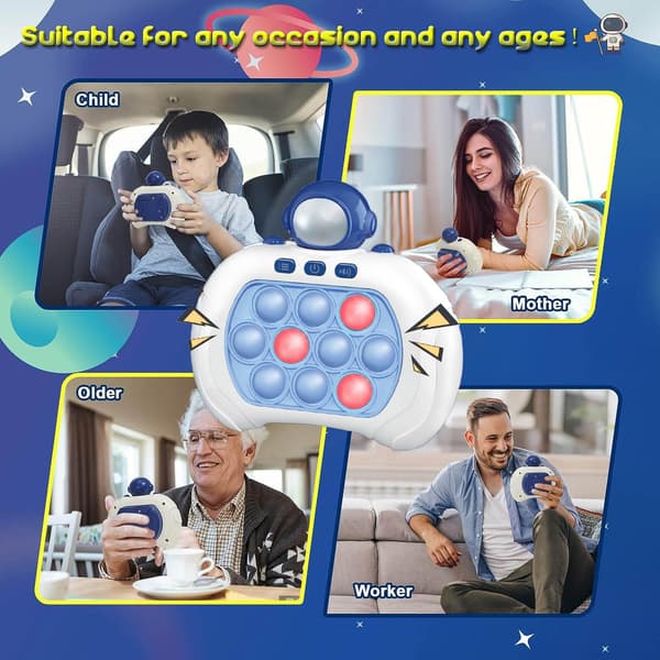 Hurtig Push Pop Spil Det Fidget Legetøj Pro til Børn Voksne, Push Bubble Stress Legetøj,