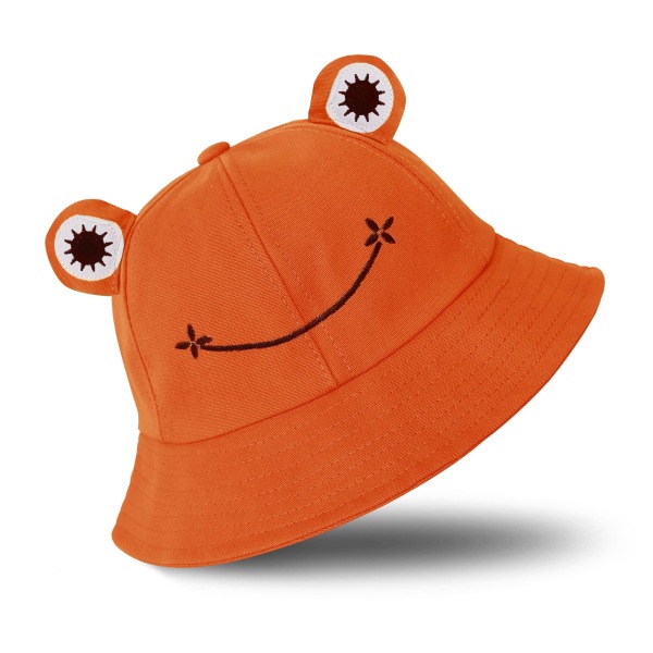 Froskehatt for voksne tenåringer, søt froskebøttehatt, bomullsbøttehatt Funny Hat Fisherman Hat for Men Women