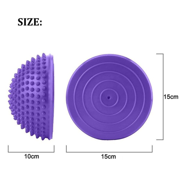 Fotmassasje Halvball Balanse Treningsputer Spiky For Deep Tissue Fotmuskelterapi