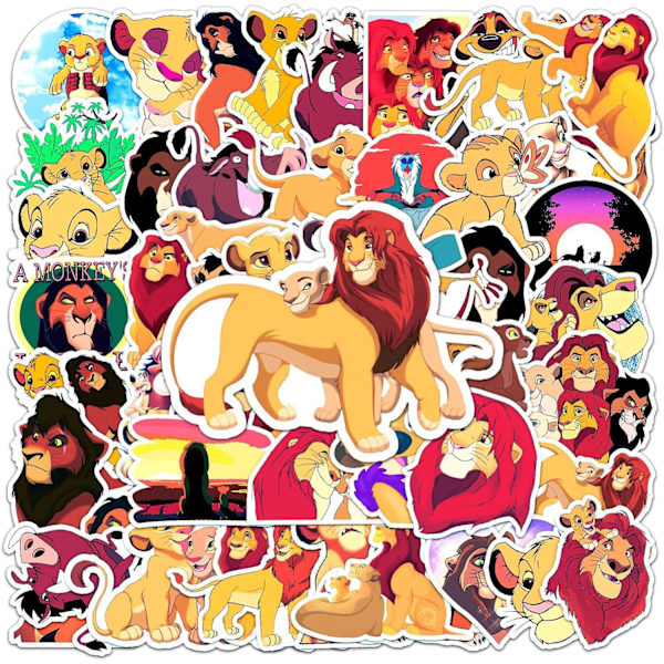 50 tarraa Lejonk-kuvilla King lion
