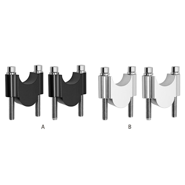 1/3/5 2st/set Höghållfast Monteringsklämma för Stång av Aluminiumlegering För Vit 28mm White 28mm Piece
