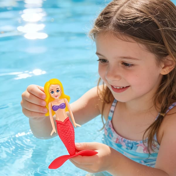 Multi Gaver til Basseng 5 PCS Rotating Mermaid