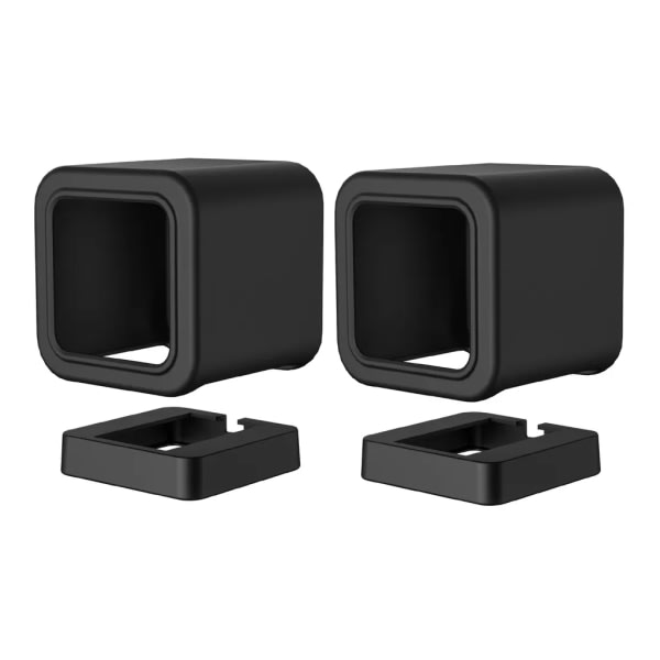 Kompatibel med Wyze Cam V3-fäste, Case Kompatibel med Wyze Cam V3, Damm/Drop Resistant Black ( 2-pack)