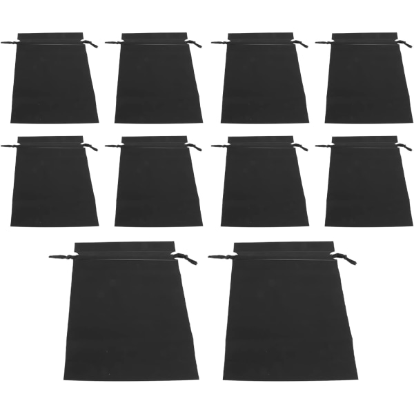 Trekksekker, 10 stk. Lekeoppbevaring Voksen Foldbar Cinch og Ditty Stuff Pouch Lekeposer Multi Bruk