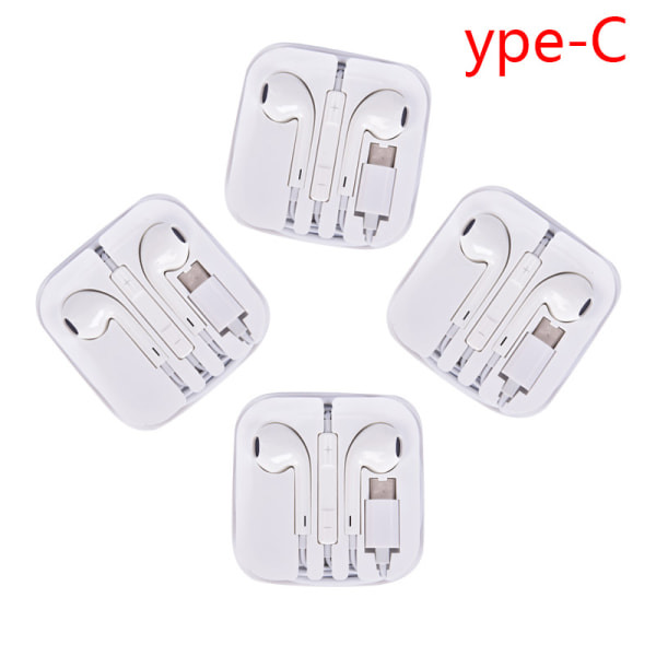 USB-C Type-c -kuulokkeet mikrofonilla